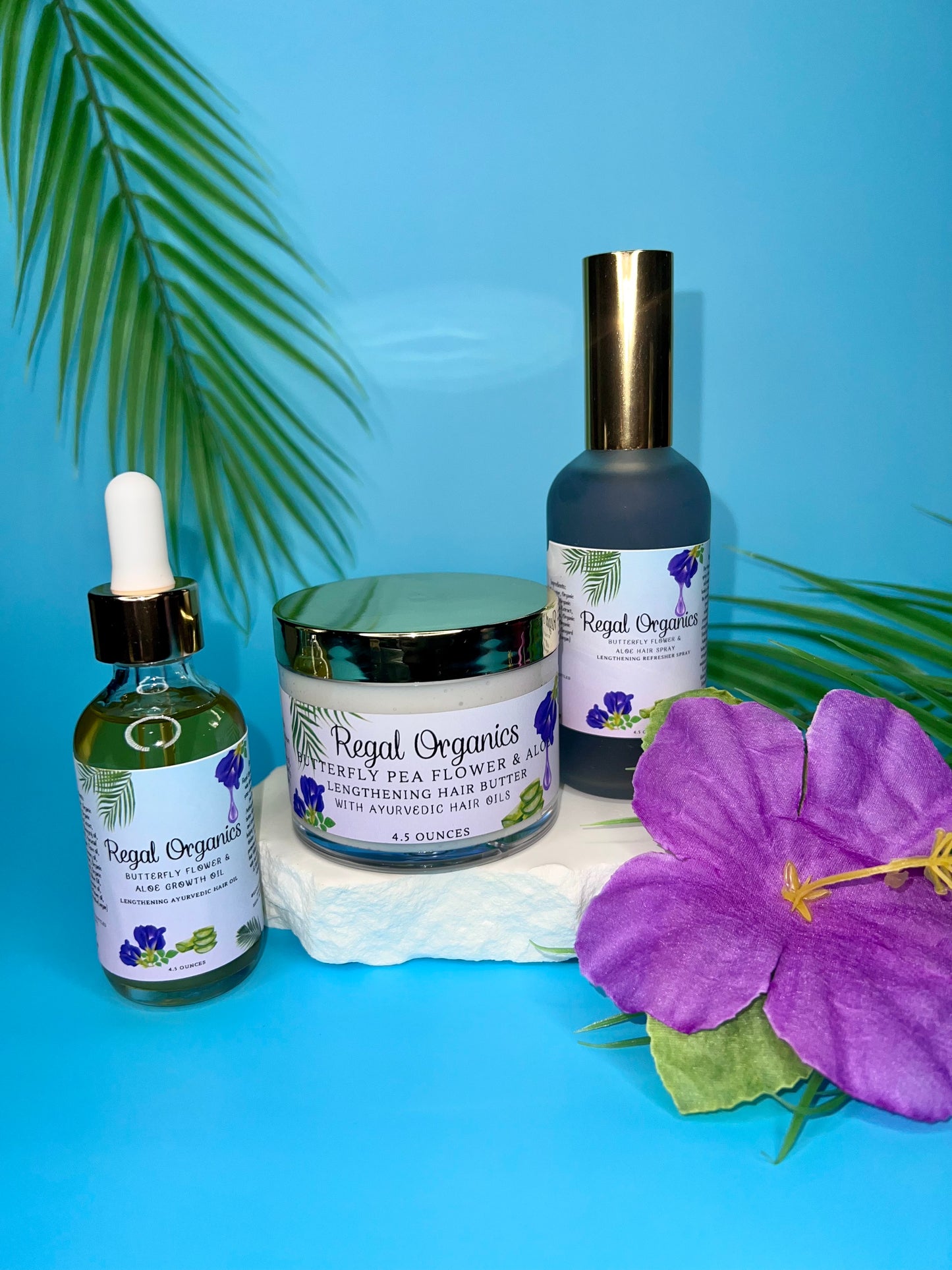 Butterfly Pea & Aloe Hair Lengthening Set