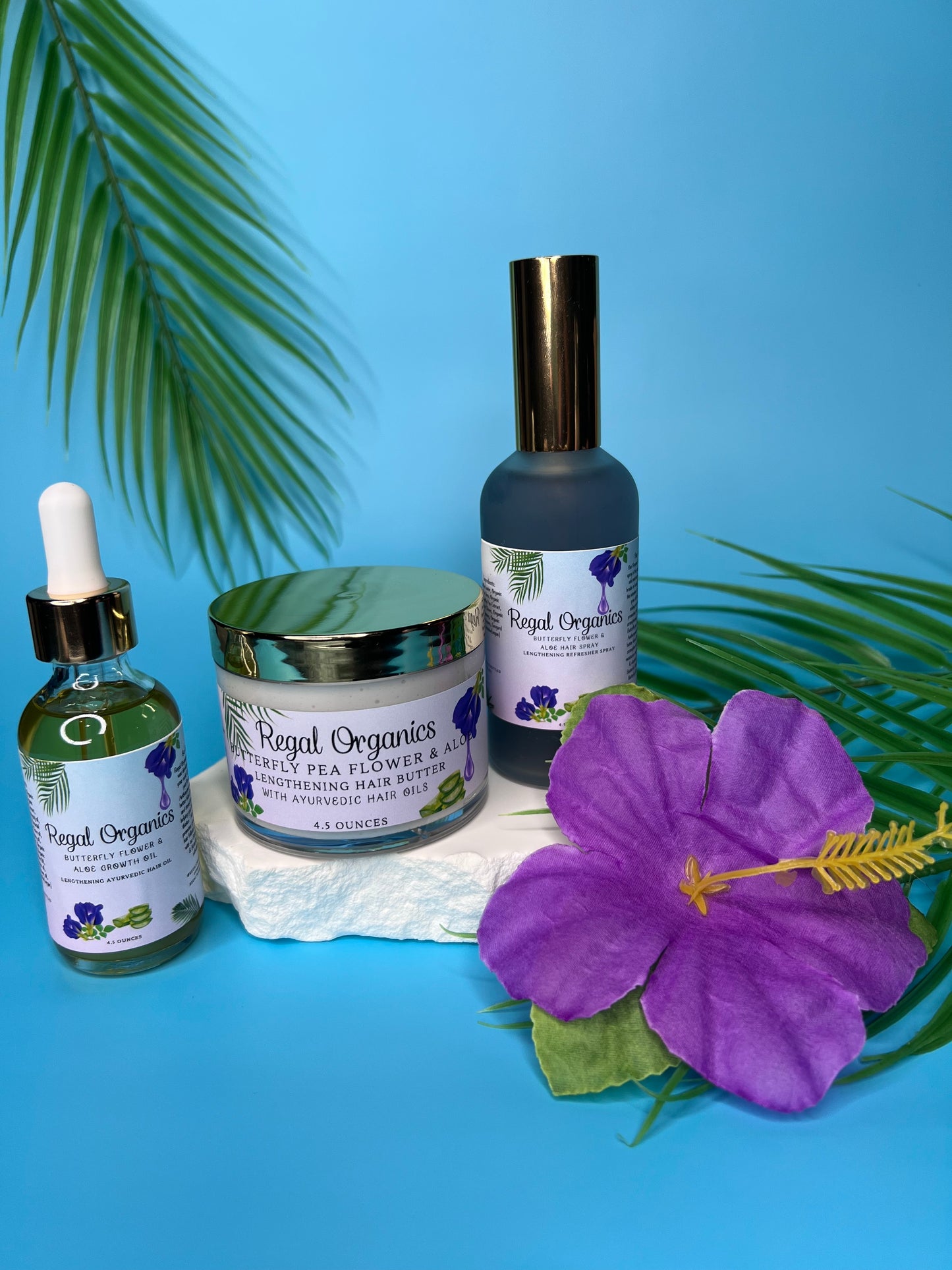 Butterfly Pea & Aloe Hair Lengthening Set