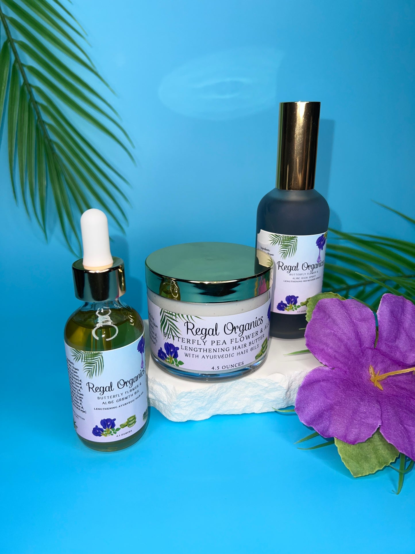 Butterfly Pea & Aloe Hair Lengthening Set