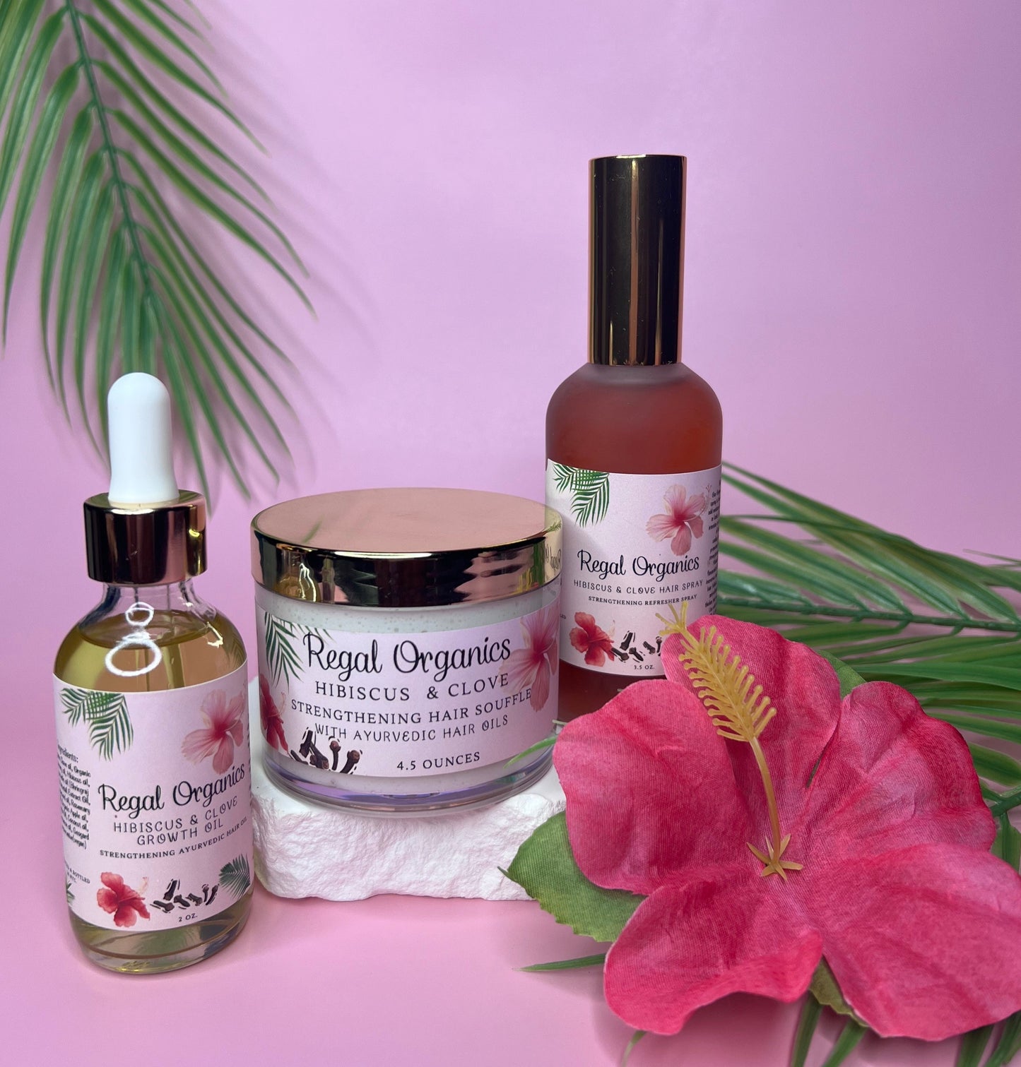 Hibiscus & Clove Hair Strenghtening Set