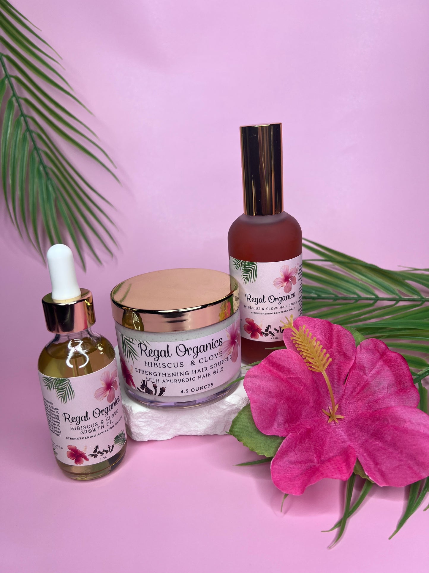 Hibiscus & Clove Hair Strenghtening Set