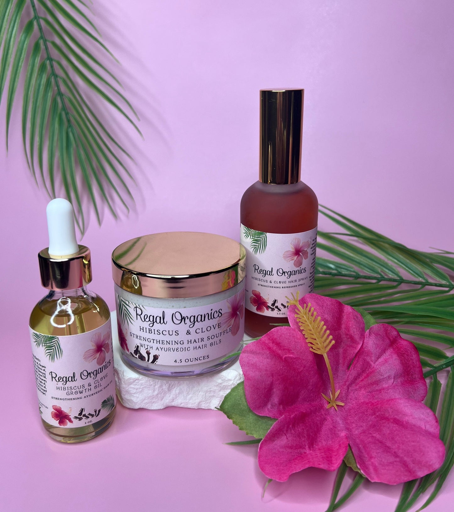 Hibiscus & Clove Hair Strenghtening Set