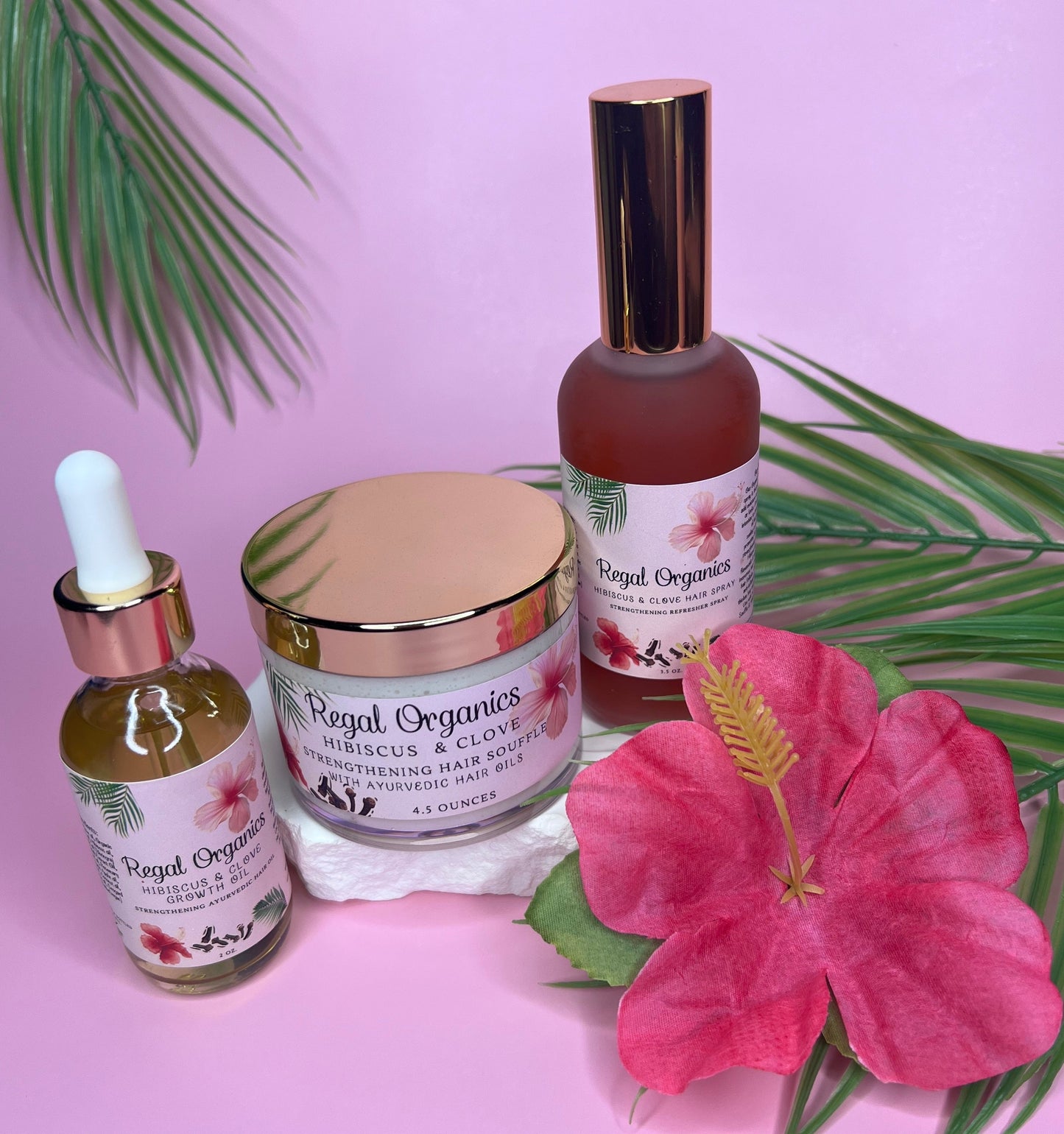 Hibiscus & Clove Hair Strenghtening Set